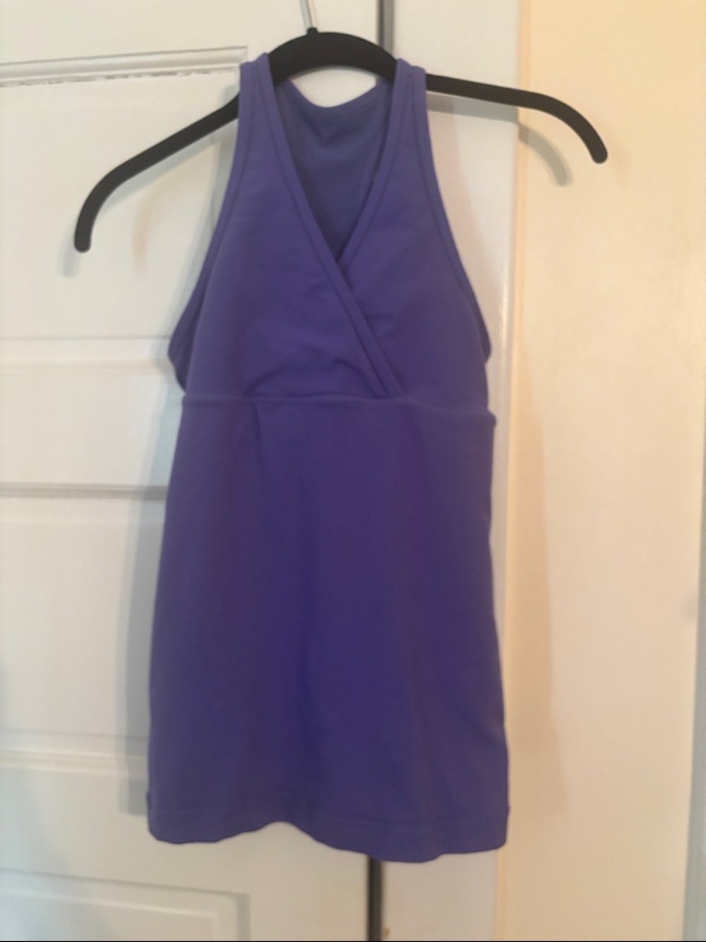 Lululemon Purple Women’s Cross-Front Tank Top Built-in Sports Bra